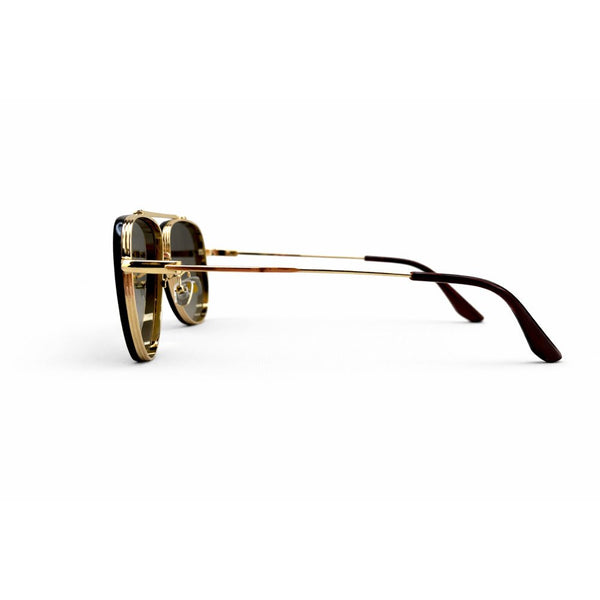Buy Rimless Aviator Sunglasses with Brown Gradient Lens  display picture 3