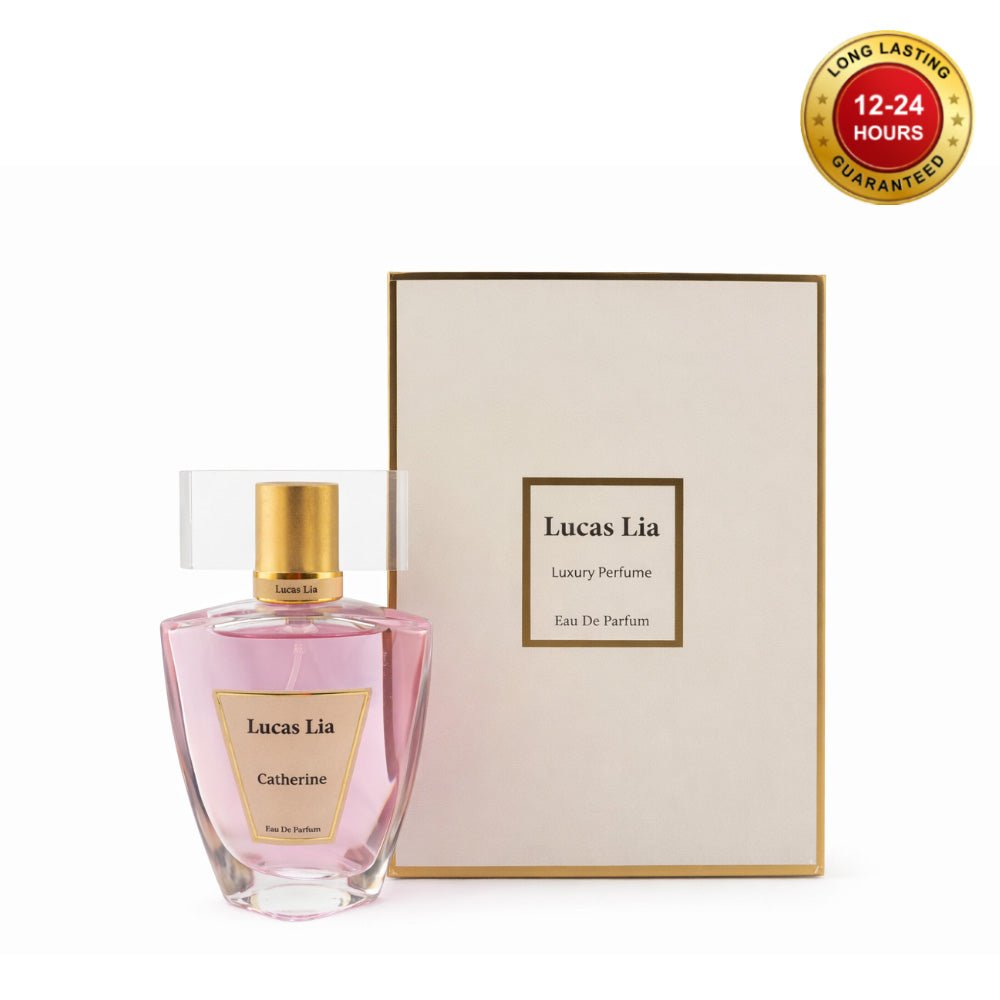 Catherine Eau De Parfum for Women, Floral Oriental Scent, Jasmine Sambac, Vanilla, Sandalwood, Long Lasting 12 - 24 Hours - Lucas Lia