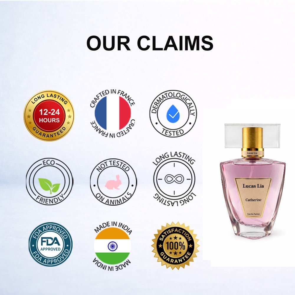 Catherine Eau De Parfum for Women, Floral Oriental Scent, Jasmine Sambac, Vanilla, Sandalwood, Long Lasting 12-24 Hours