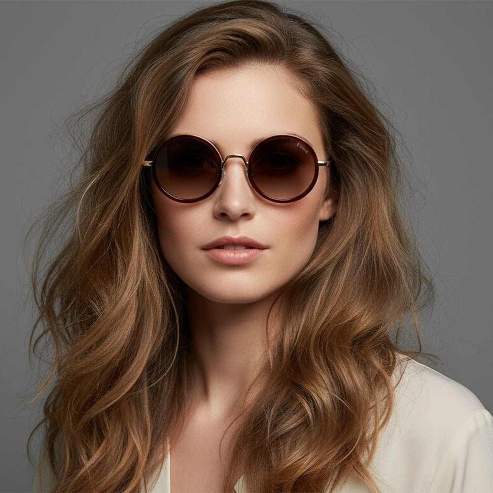 Lucas Lia Premium Round Sunglasses with UV Protection for Men & Women