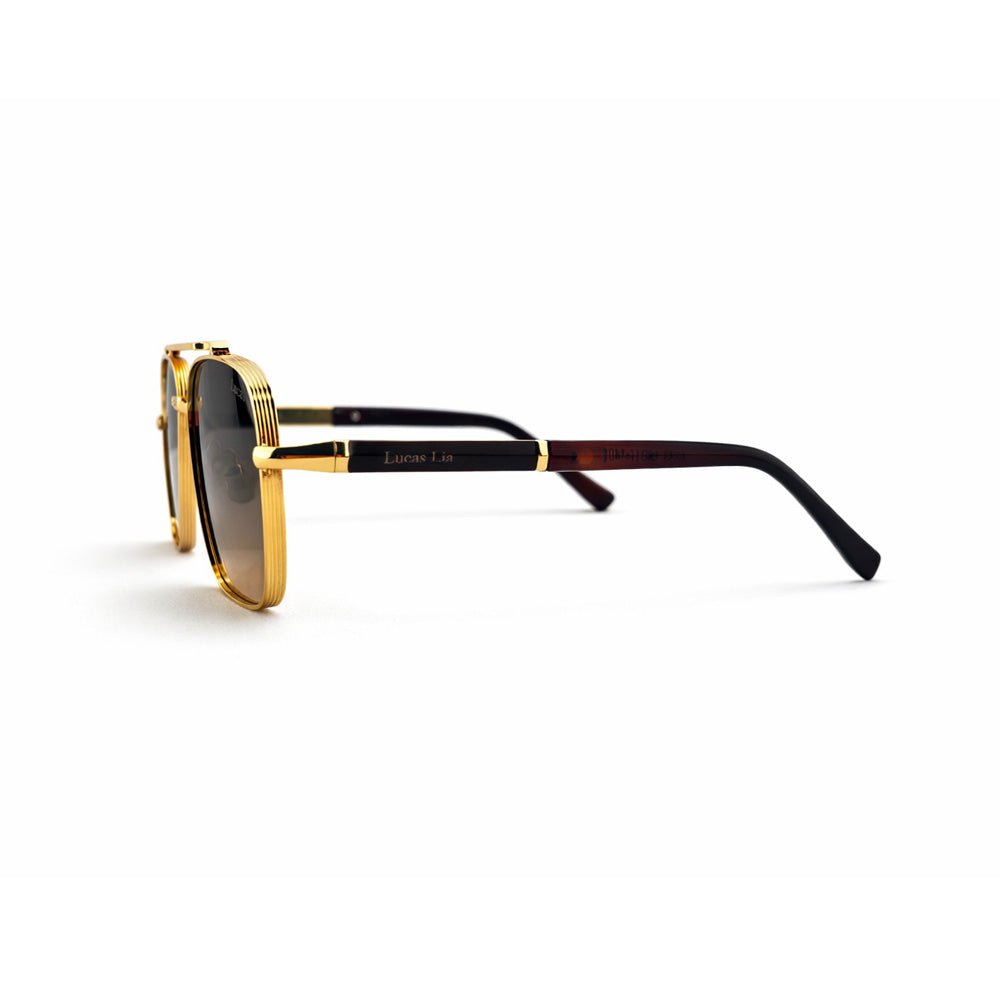 Lucas Lia Square Aviator Sunglasses UV Protection for Men & Women