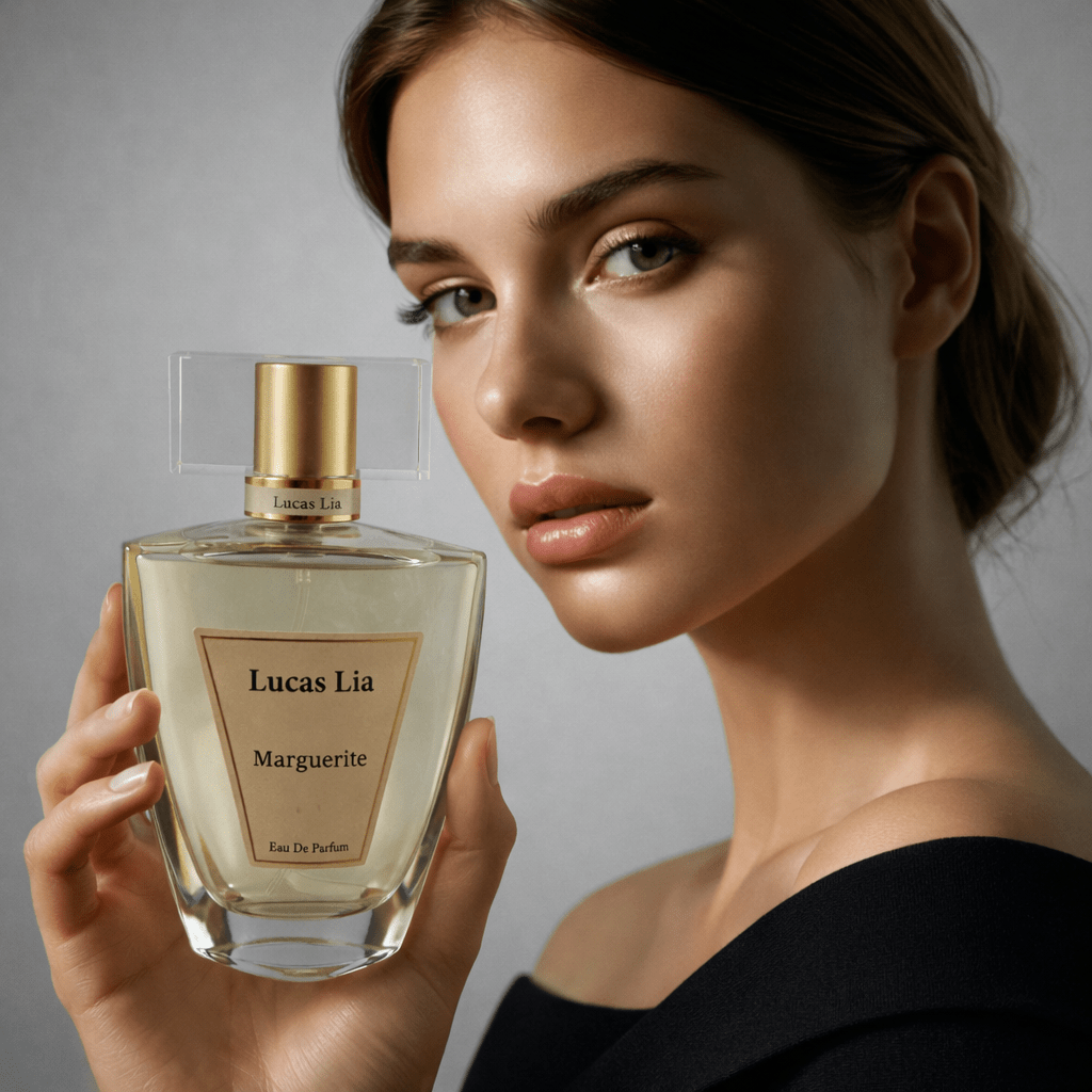 Marguerite Eau The Perfume For Woman, 12-24 Hours Lasting, Wild Strawberry, Violet Leaves, Violet Petals, Jasmine, White Musk, Vanilla.