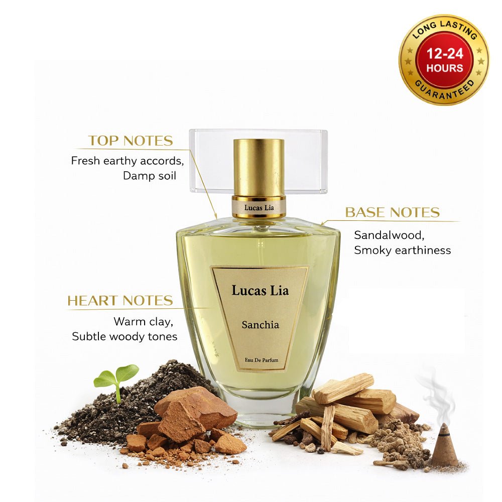 Sanchia Eau The Perfume For Woman, 12-24 Hours Lasting, Almond, Coffee, Jasmine Sambac, Tuberose, Cocoa, Sandalwood